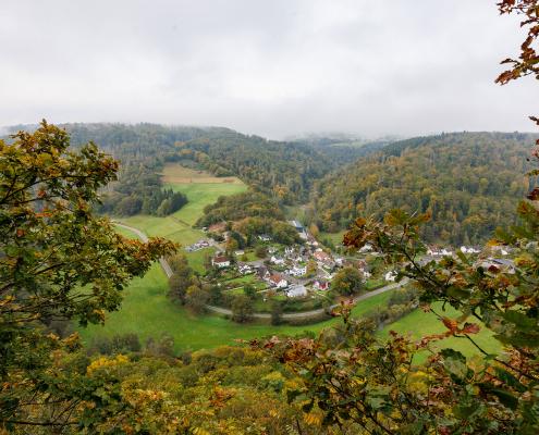 Blick ins Tal bei Dörnberg