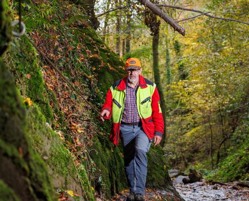 Wanderer in der Ruppertsklamm